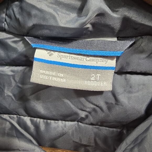 Columbia Jacket Boys 2T Red Coat Youth Powder Light Puffer Hooded Synthetic - Picture 3 of 14